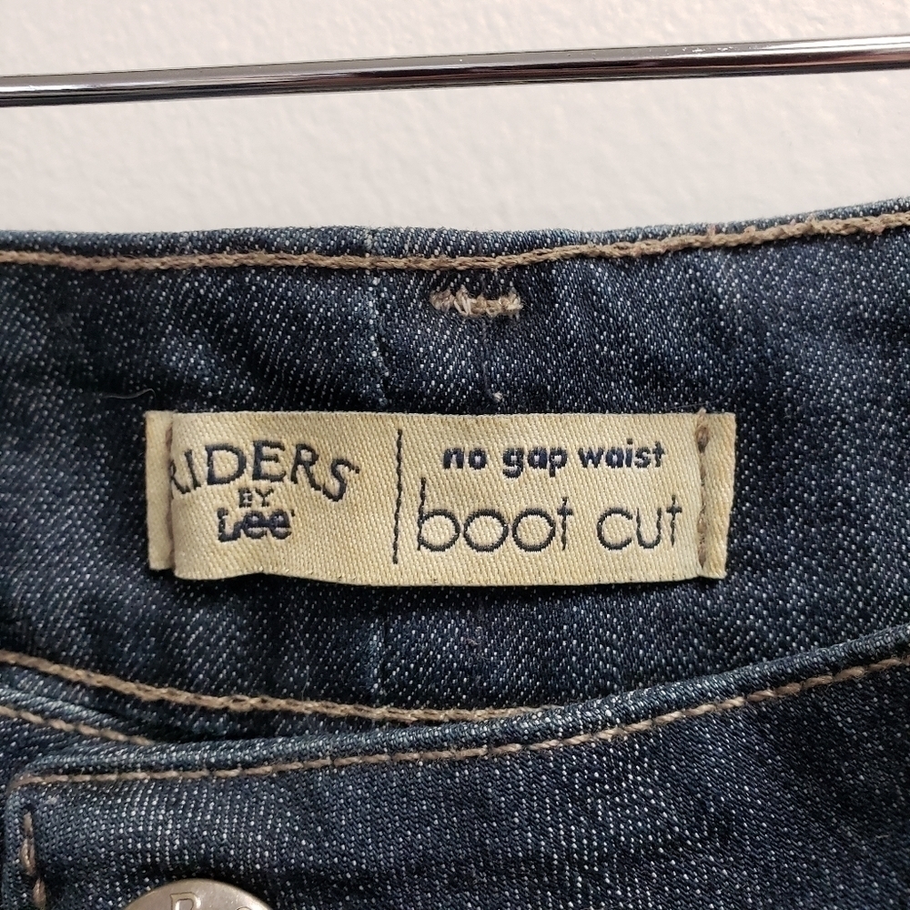 Riders by Lee Boot Cut No Gap Waist Womens Jeans Size 16 M - Picture 5 of 8